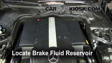 2006 Mercedes-Benz CLS500 5.0L V8 Brake Fluid Check Fluid Level